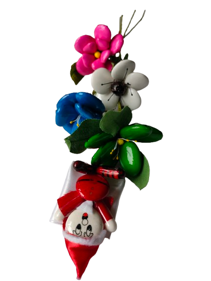 Bouquet Père Noêl dragées chocolat