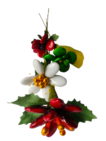 Bouquet Noël tradition dragées chocolat