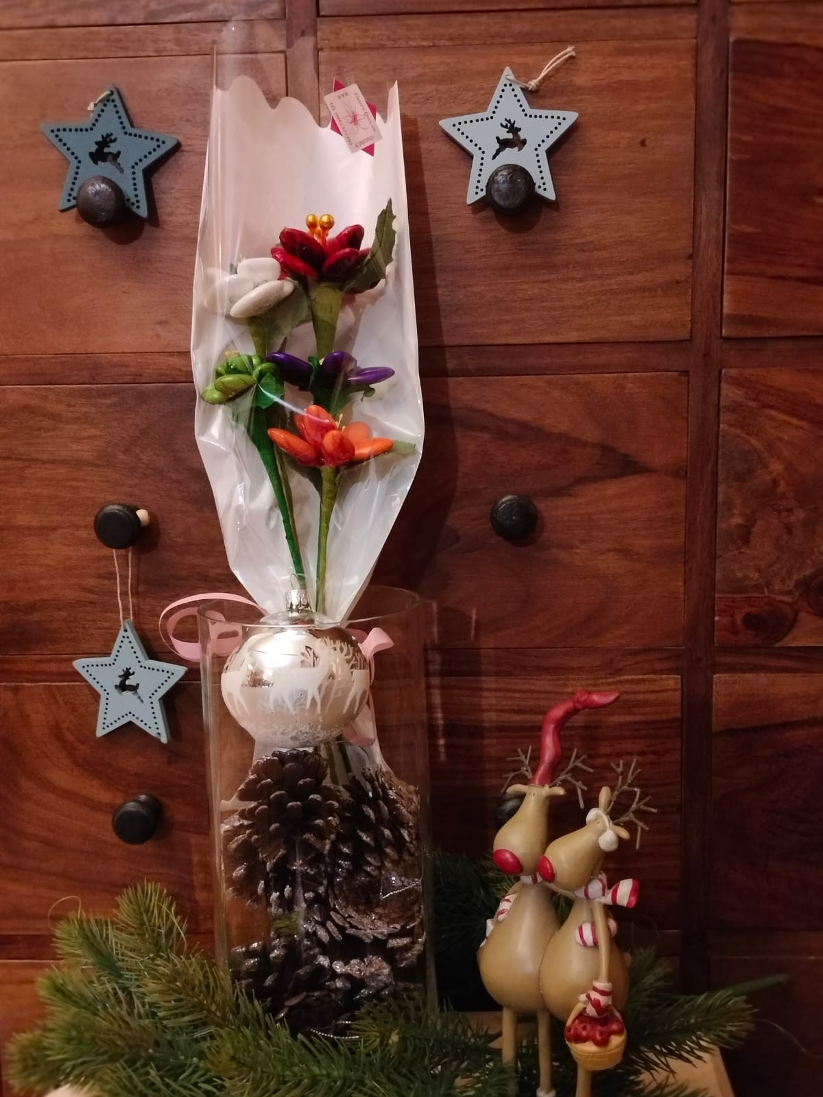 Bouquet Noël espérance dragées chocolat 2