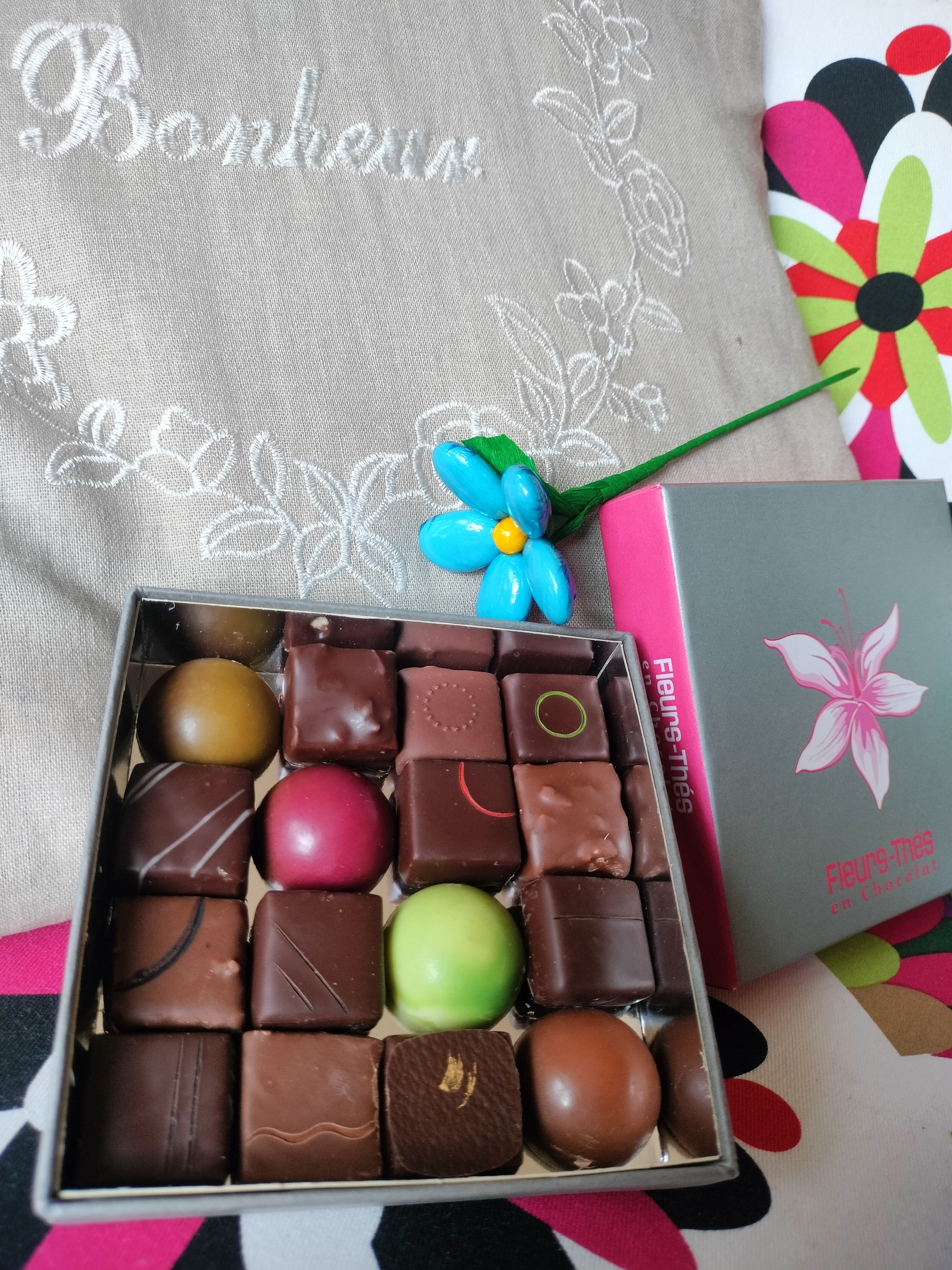 Ecrin découverte chocolats ouvert