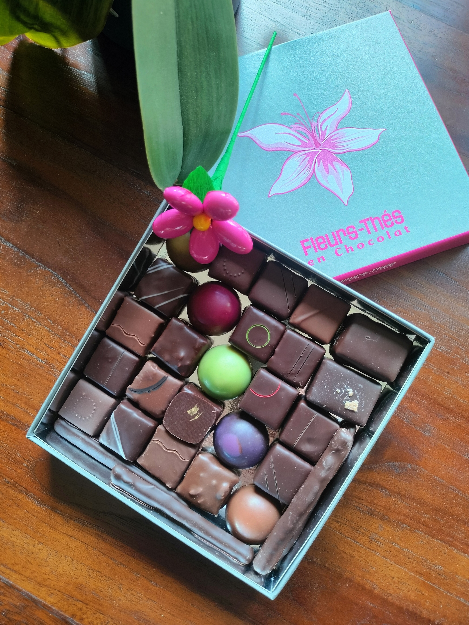 Ecrin tentation chocolats ouvert