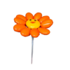 Fleur Smiley unicolore dragées chocolat