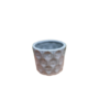 Vase moucheté gris