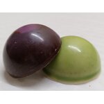 Dômes chocolat poire poivre de Séchuan Citron vert