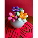 Bouquet Saint Valentin amour secret dragées chocolat vase