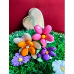 Bouquet Saint Valentin amour secret dragées chocolat coeur prairie