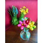 Vase boule bouquet marguerites coccinelle dragées chocolat 2