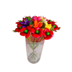 Vase couronne bouquet coquelicots dragées chocolat