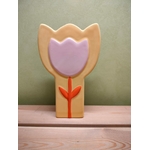 Vase tulipe jaune