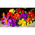 Vase tulipe jaune bouquet fleurs dragées chocolat 4