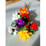 Vase tulipe rose bouquet fleurs dragées chocolat 3