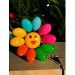 Fleur Smiley multicolore dragées chocolat 4