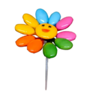 Fleur Smiley multicolore dragées chocolat 1