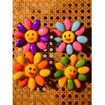 Fleur Smiley deux couleurs dragées chocolat 2