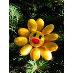Fleur Smiley jaune dragées chocolat 7