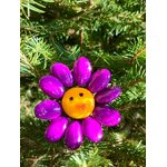 Fleur Smiley violet dragées chocolat 7