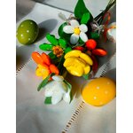 Bouquet friture chocolat de Pâques et fleurs de dragées (2)