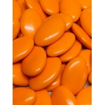 Dragées chocolat noir couleur orange