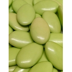 Dragées chocolat noir couleur vert bambou