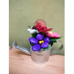 Arrosoir fête des mères fleurs dragées chocolat