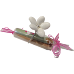Fagot de crayons en chocolat et une fleur de dragées noel