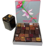 Grande box audace thé et chocolats ouverte