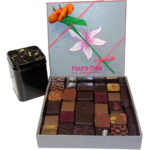 Grande box paresse thé et chocolats ouvertes