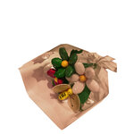 Bouquet de Noël abeille et marguerite dragées chocolat