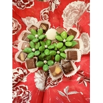 Bouquet chocolat coeur vert