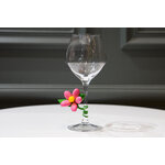 Tour de verre marguerite dragées chocolat