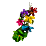Bouquet multicolore dragées chocolat