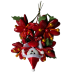 Bouquet étoiles et Père Noël dragées chocolat