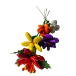 Bouquet Noël en couleurs dragées chocolat