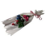 Bouquet Père Noêl dragées chocolat emballé