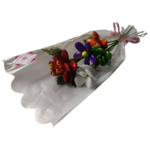 Bouquet Noël espérance dragées chocolat emballé