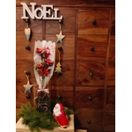 Bouquet étoiles et Père Noël dragées chocolat 1