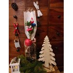 Bouquet Père Noël dragées chocolat 2