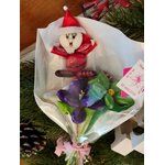 Bouquet Père Noel joyeux dragées chocolat 6