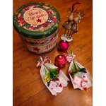 Bouquet Père Noel joyeux dragées chocolat 3