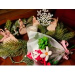 Bouquet Père Noel renouveau dragées chocolat 3