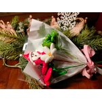 Bouquet Père Noel renouveau dragées chocolat 2