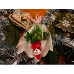Bouquet Père Noël marguerites dragées chocolat 5