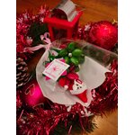 Bouquet Père Noël marguerites dragées chocolat 6