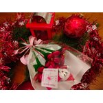 Bouquet Père Noël marguerites dragées chocolat 4