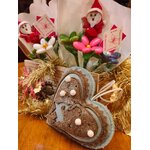 Bouquet Pere Noel et marguerites dragées chocolat 2
