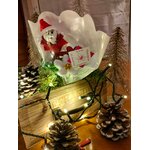 Bouquet Pere Noel et marguerites dragées chocolat 6