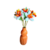 Vase céramique bouquet jonquilles dragées chocolat