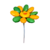 Fleur Smiley deux couleurs dragées chocolat