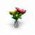 vase-bouteille-fleurs-dragees-chocolat