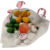 Mini bouquet Hello Kitty et frésias en dragées chocolat